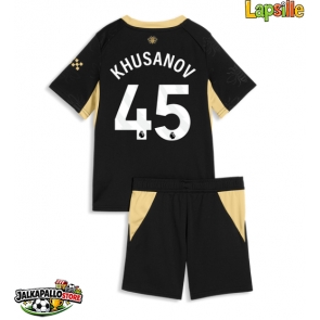 Manchester City Abdukodir Khusanov #45 Vieraspaita Lapsille 2026-27 Lyhythihainen (+ shortsit)